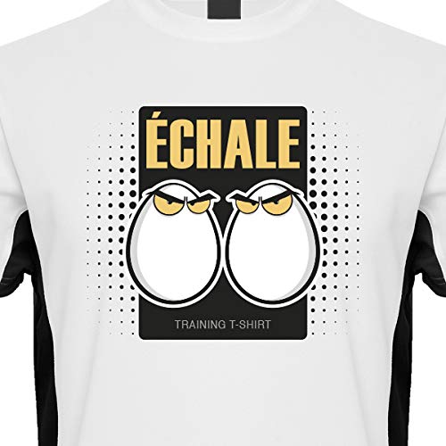 Camiseta técnica Deporte motivadora Échale Huevos Talla L
