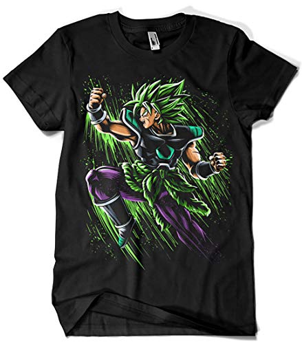 Camisetas La Colmena 4013-Broly Attack Splatter - Goku-Dragon Ball (albertocubatas) M