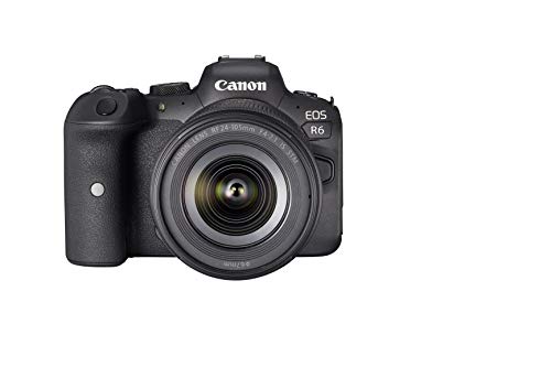 Canon - Cámara + Objetivo EOS R6 y RF 24-105mm F4-7.1 IS STM, Negro Canon - Cámara + Objetivo EOS R6 y RF 24-105mm F4-7.1 IS STM, Negro