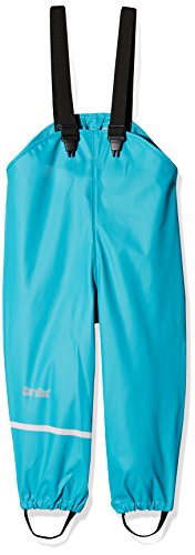 CareTec Pantalones Impermeable Unisex Niños, Azul (Turkis 968), 104