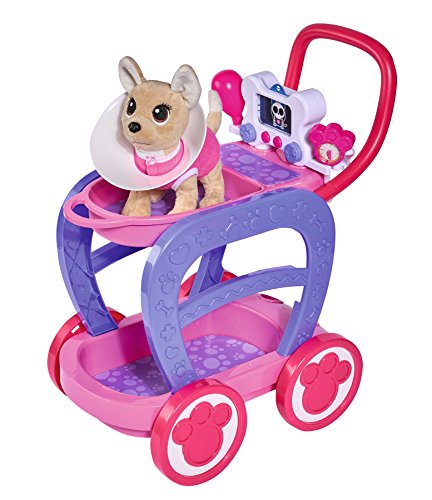 Carrito veterinario Chi Chi Love con perrito y accesorios (Simba 5893312)