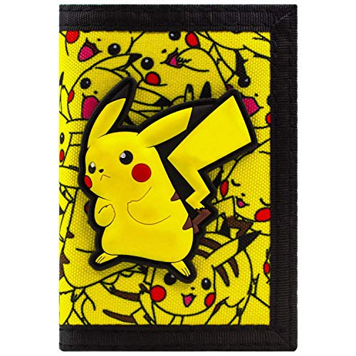Cartera de Pokemon Pikachu No.25 eléctrico Amarillo
