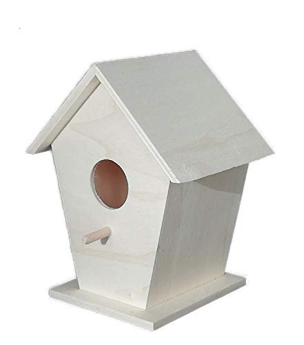 Casa pajaros. En madera en crudo, para pintar. Alto: 18 cms. Ancho: 14 cms. Fondo: 11 mcs. Casita pajaros. Casa pajaros. En madera en crudo, para pintar. Alto: 18 cms. Ancho: 14 cms. Fondo: 11 mcs. Casita pajaros.