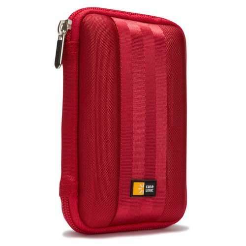 Case Logic QHDC-101 - Funda para discos duros, 85 g, Rojo, EVA