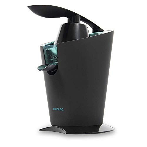 Cecotec Zitrus 160 Vita Black - Exprimidor naranjas Eléctrico, Filtro de Acero Inoxidable y 2 Conos Desmontables, Sistema de Extracción Continua, 160 W de Potencia, Negro Cecotec Zitrus 160 Vita Black - Exprimidor naranjas Eléctrico, Filtro de Acero Inoxidable y 2 Conos Desmontables, Sistema de Extracción Continua, 160 W de Potencia, Negro