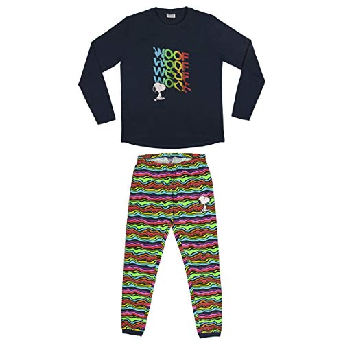 CERDÁ LIFE'S LITTLE MOMENTS Mujer Pijama Snoopy Invierno-Licencia Oficial Peanuts, Azul, M CERDÁ LIFE'S LITTLE MOMENTS Mujer Pijama Snoopy Invierno-Licencia Oficial Peanuts, Azul, M