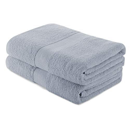 Charles Wilson Juego de Toallas 100% Algodón 500g/m² (2 Toallas de Mano, Azul Claro (0120)) Charles Wilson Juego de Toallas 100% Algodón 500g/m² (2 Toallas de Mano, Azul Claro (0120))