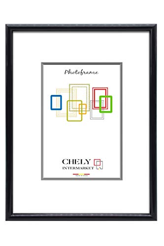 Chely Intermarket, Marcos de Fotos 40x50cm (Negro) MOD-312. Marco de Fotos para Decoración de Casa | Fotografías de Boda | Fotos de Paisajes | Certificados universitarios(312-40x50-0,70) Chely Intermarket, Marcos de Fotos 40x50cm (Negro) MOD-312. Marco de Fotos para Decoración de Casa | Fotografías de Boda | Fotos de Paisajes | Certificados universitarios(312-40x50-0,70)