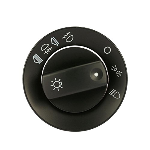Cikuso Cubierta del interruptor de faro de niebla de coche para Audi A4 B6 B7 / regulador de intensidad de salpicadero/Interruptor de regulador de intensidad de faro Cikuso Cubierta del interruptor de faro de niebla de coche para Audi A4 B6 B7 / regulador de intensidad de salpicadero/Interruptor de regulador de intensidad de faro