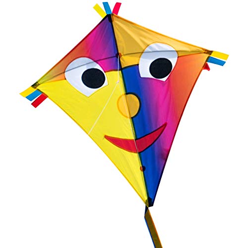 CIM Cometa de una cuerda - Happy Eddy JOKER - por niños con edad a partir de 3 años - 67x70cm - Cordón y cola de la cometa incluidos CIM Cometa de una cuerda - Happy Eddy JOKER - por niños con edad a partir de 3 años - 67x70cm - Cordón y cola de la cometa incluidos