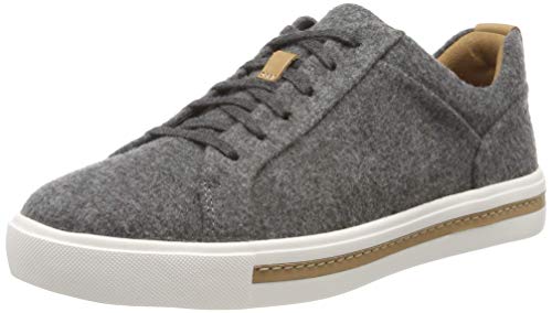 Clarks Un Maui Lace, Zapatillas para Mujer, Gris (Grey Textile Grey Textile), 39 EU