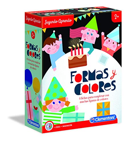 Clementoni- Aprendo Formas y Colores Juego, Multicolor (55302) Clementoni- Aprendo Formas y Colores Juego, Multicolor (55302)