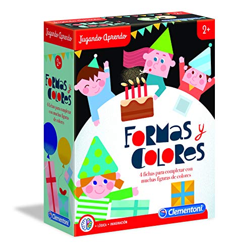 Clementoni- Aprendo Formas y Colores Juego, Multicolor (55302)