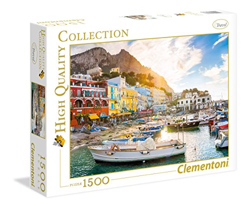 Clementoni- Collection: Capri Los Pingüinos De Madagascar Puzzle, 1500 Piezas, Multicolor (31678)