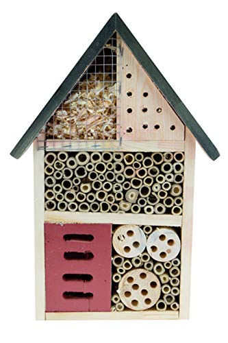Clever Garden - Casa para Insectos - Madera - 24 x 9 x 36 cm