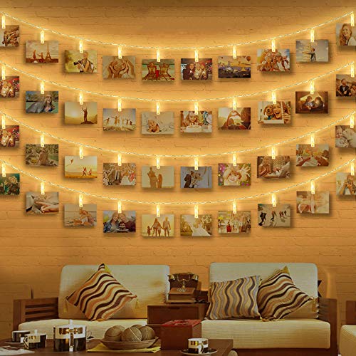 Clip Cadena de Luces LED, otumixx 40 Fotoclips 4,2M Foto Clips Cadena de luces LED Blanco Cálido Batería Adorno Guirnalda Luminosa LED para la ración decorativos colgantes de fotos notas ilustraciones Clip Cadena de Luces LED, otumixx 40 Fotoclips 4,2M Foto Clips Cadena de luces LED Blanco Cálido Batería Adorno Guirnalda Luminosa LED para la ración decorativos colgantes de fotos notas ilustraciones