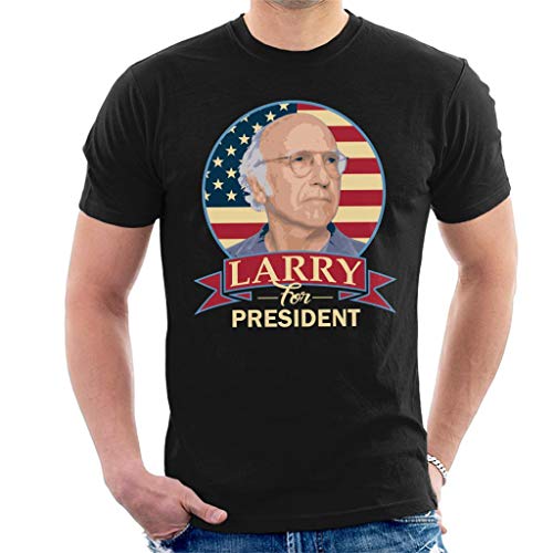 Cloud City 7 Curb Your Enthusiasm Larry David For President Men's T-Shirt Cloud City 7 Curb Your Enthusiasm Larry David For President Men's T-Shirt