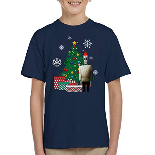 Cloud City 7 Manny Calavera Around The Christmas Tree Kid's T-Shirt