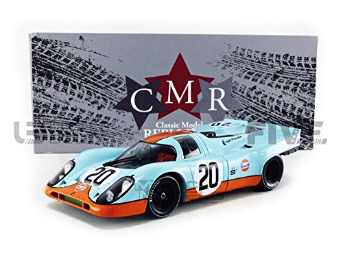 CMR- Coche en Miniatura de colección, CMR127, Azul y Naranja