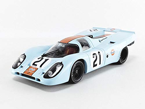 CMR- Coche en Miniatura de colección, CMR128, Azul y Naranja CMR- Coche en Miniatura de colección, CMR128, Azul y Naranja