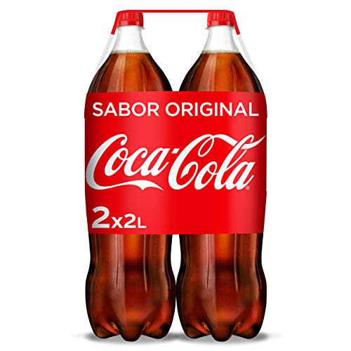 Coca-Cola Sabor Original - Refresco de cola - Pack 2 botellas 2L