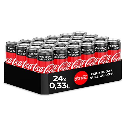 Coca Cola Zero, 24 x 33cl Lata