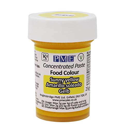 Colorante Alimenticio PME Amarillo de Sol 25 g Colorante Alimenticio PME Amarillo de Sol 25 g