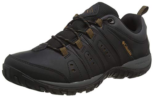 Columbia Woodburn II, Zapatillas Hombre, Black (Black Goldenrod), 43 EU