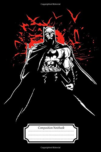Composition Notebook:Batman Vol.20 Cartoon Movie Journal/Notebook Blank Lined Ruled 6x9 120 Pages