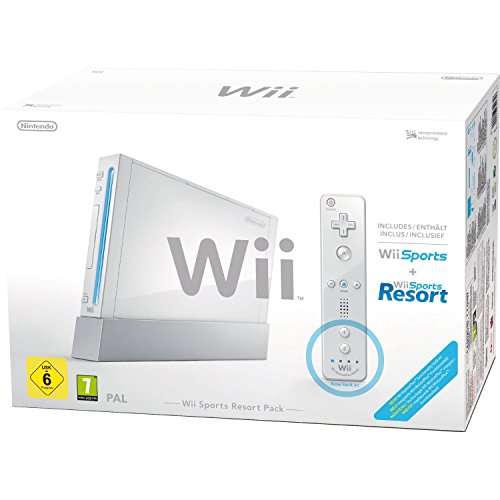 Console Wii blanche + Jeux Wii Sports + Wii Sports Resort [Importación francesa]