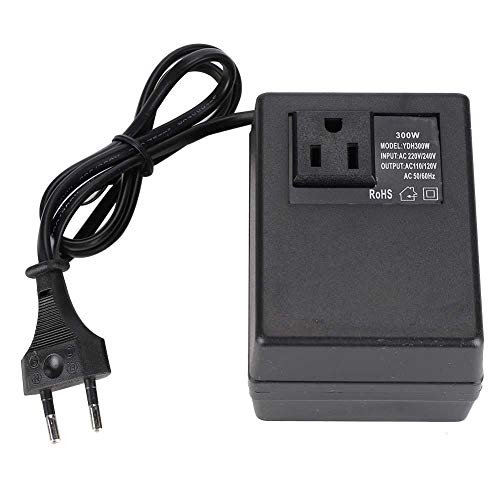 Convertidores de Potencia Para Convertidor de Voltaje de Viaje Internacional Transformador Reductor 300W 220V a 110V Adaptador de Enchufe UE(EU Plug) Convertidores de Potencia Para Convertidor de Voltaje de Viaje Internacional Transformador Reductor 300W 220V a 110V Adaptador de Enchufe UE(EU Plug)