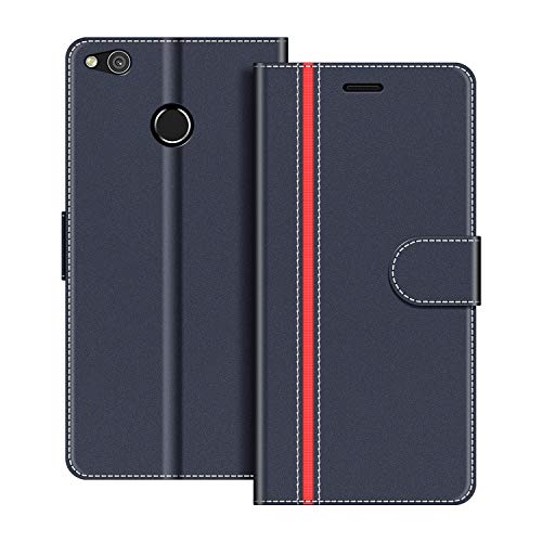 COODIO Funda Huawei P8 Lite 2017 con Tapa, Funda Movil Huawei P8 Lite 2017, Funda Libro Huawei P8 Lite 2017 Carcasa Magnético Funda para Huawei P8 Lite 2017, Azul Oscuro/Rojo COODIO Funda Huawei P8 Lite 2017 con Tapa, Funda Movil Huawei P8 Lite 2017, Funda Libro Huawei P8 Lite 2017 Carcasa Magnético Funda para Huawei P8 Lite 2017, Azul Oscuro/Rojo