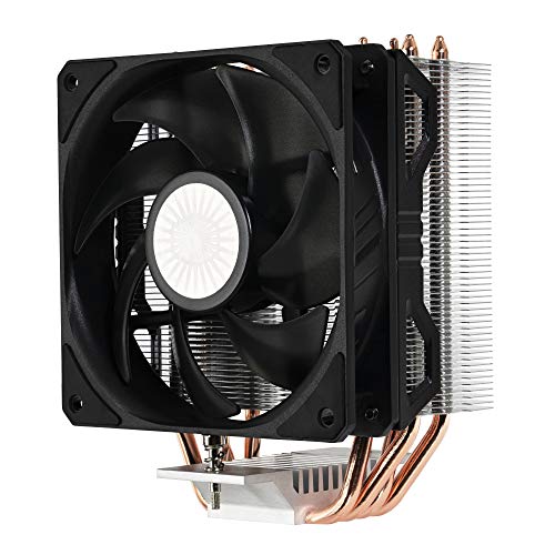 Cooler Master Hyper 212 EVO V2, Sistema de enfriamiento de CPU - Mejor Rendimiento, características mejoradas - Disipador de Calor Compensado, 4 Heatpipes de Contacto Directo, Ventilador de 120 mm