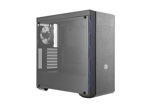 Cooler Master MasterBox MB600L Midi-Tower Negro, Azul - Caja de ordenador (Midi-Tower, PC, De plástico, Acero, Negro, Azul, ATX,Micro ATX,Mini-ATX, Juego)