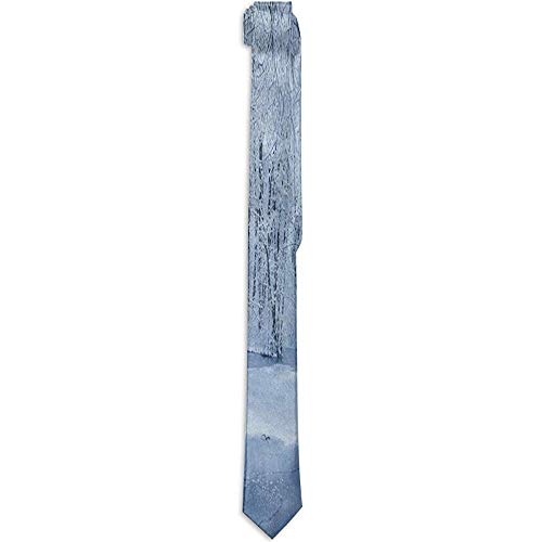 Corbatas para hombre Corbata de cuello de bosque de copo de nieve de invierno hermoso Corbatas fabulosas para mujeres