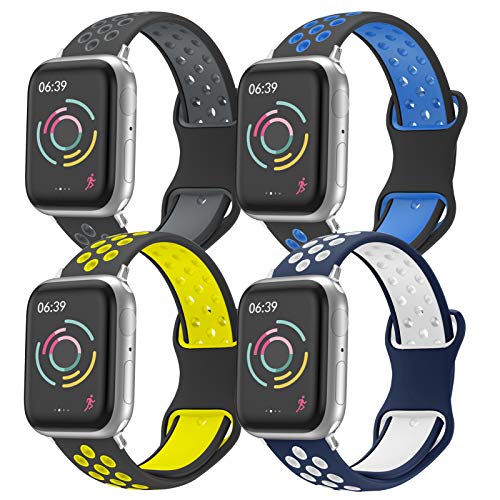 Correa de Reloj Compatible con Apple Watch 44 mm 42 mm 40 mm 38 mm, Correa de Repuesto de Silicona Suave y Agradable para la Piel, Compatible con la Serie iWatch 5/4/3/2/1 Correa de Reloj Compatible con Apple Watch 44 mm 42 mm 40 mm 38 mm, Correa de Repuesto de Silicona Suave y Agradable para la Piel, Compatible con la Serie iWatch 5/4/3/2/1