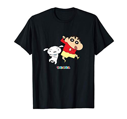 Crayon Shin-chan dances! Shin-chan and Shiro Camiseta Crayon Shin-chan dances! Shin-chan and Shiro Camiseta
