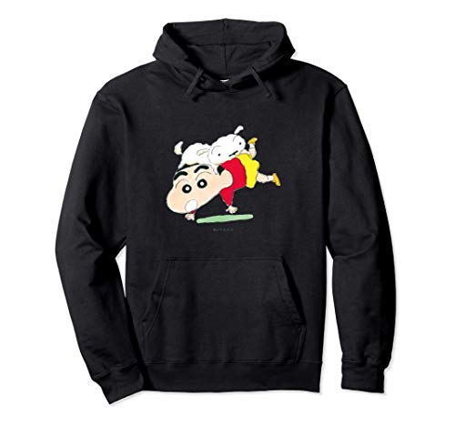 Crayon Shin-chan Oops! Shin-chan & Shiro Sudadera con Capucha Crayon Shin-chan Oops! Shin-chan & Shiro Sudadera con Capucha