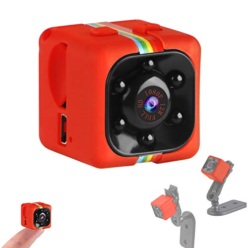 Crazepony-UK Mini cámara Espias SQ11 Camcorder 3.6mm Night Vision FOV140 Mini Camera Spy 1080P HD Sports Micro Camera DVR Video Recorder (Metal Shell)