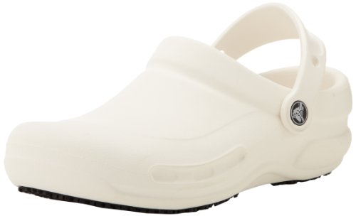 Crocs Bistro, Zuecos Unisex Adulto, Blanco (White), 39/40 EU