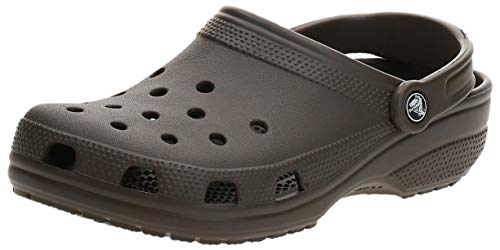 Crocs Classic U, Zuecos con Correa Trasera Unisex Adulto, Marrón (Chocolate), 36/37 EU