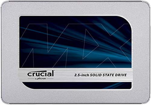 Crucial MX500 500GB CT500MX500SSD1 Unidad interna de estado sólido-hasta 560 MB/s (3D NAND, SATA, 2.5 Pulgadas) Crucial MX500 500GB CT500MX500SSD1 Unidad interna de estado sólido-hasta 560 MB/s (3D NAND, SATA, 2.5 Pulgadas)