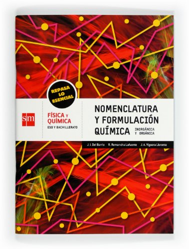 Cuaderno de nomenclatura y formulación química. ESO y Bachillerato. Repasa lo esencial - 9788467550153 Cuaderno de nomenclatura y formulación química. ESO y Bachillerato. Repasa lo esencial - 9788467550153