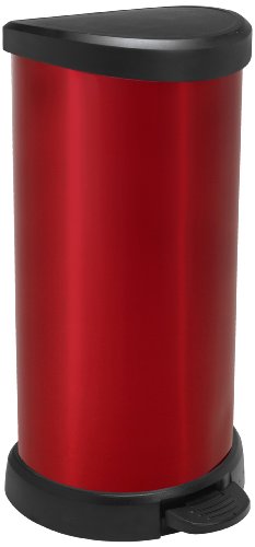 CURVER 184116 - Producto de almacenaje para la Cocina, 40L, Color Rojo Metalizado