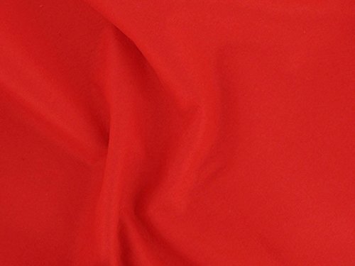 Dalston Mill Fabrics Tela de fieltro por metro, 147 cm de ancho, 2 m de longitud, color rojo, Acrílico