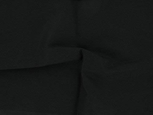 Dalston Mill - Tela de algodón 100%, algodón, negro, 1 m Dalston Mill - Tela de algodón 100%, algodón, negro, 1 m