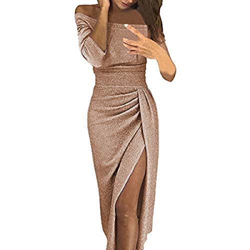 Damas Moda Bolso Cadera Cuello Abierto Vestido Brillante Vestido de Cristal Vestido de Noche Vestido de Noche Fiesta Fiesta sin Tirantes Sexy Elegante riou Damas Moda Bolso Cadera Cuello Abierto Vestido Brillante Vestido de Cristal Vestido de Noche Vestido de Noche Fiesta Fiesta sin Tirantes Sexy Elegante riou