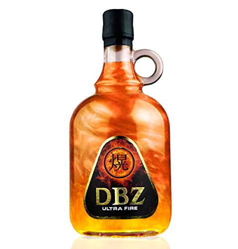 DBZ ULTRAFIRE-GOLD | CON EFECTOS DE FUEGO | Base de vodka con sabor a tofe 700 ml