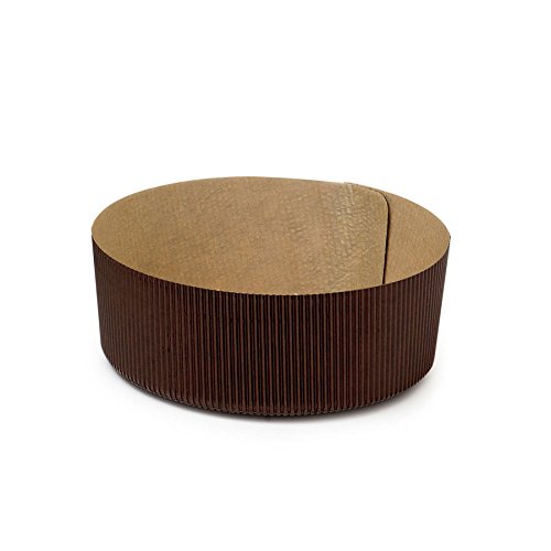 Decora 0320165 5 MOLDES DE Papel Redondos Bajos Ø 15,5 X H 5 CM - 500 G Decora 0320165 5 MOLDES DE Papel Redondos Bajos Ø 15,5 X H 5 CM - 500 G