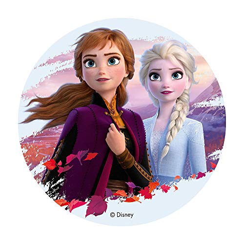 Dekora - Frozen Ii-Elsa Y Anna Decoracion Tartas de Cumpleaños, 20 cm, Multicolor, 114383 Dekora - Frozen Ii-Elsa Y Anna Decoracion Tartas de Cumpleaños, 20 cm, Multicolor, 114383